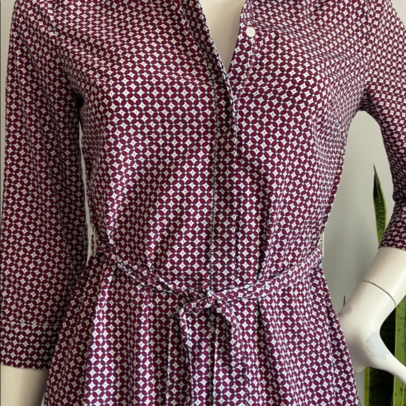 Banana Republic Geometrical Pattern Shirt Dress - Picture 3 of 7
